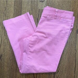 J. Crew Pink Ankle Cropped Pants